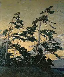 Pine Island, Georgian Bay, Winter 1914–16. 153.2 x 127.7&nbsp;cm. National Gallery of Canada, Ottawa