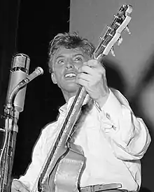 Tommy Steele performing in Stockholm in 1957