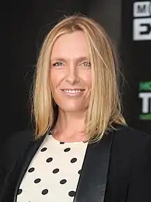 A headshot of 41-year-old Toni Collette attending The Way Way Back premiere