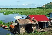 Image 24A fishing hut on the Tonle Sap (from Agriculture in Cambodia)