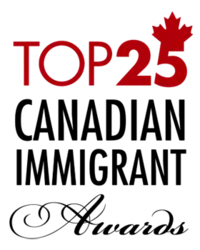 Logo for the Top 25 Canadian Immigrant Awards