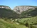 Turda Gorges seen from the east end