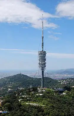 The Torre de Collserola on Tibidabo