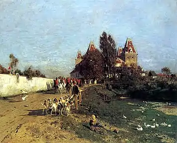 Hunt par Force at Schloss Orth