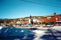 Grand Lake village in winter