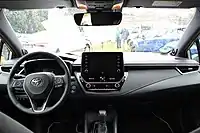 2019 Corolla Hybrid saloon interior (pre-facelift, Europe)