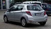Pre-facelift: Yaris 5-door (Germany)