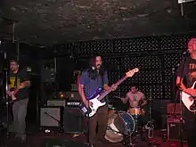 Left to right: Congelliere, Ferrara, Felix, and Cole in 2012