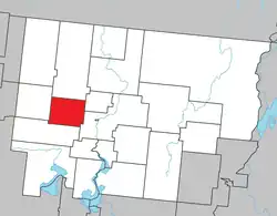 Location within Abitibi RCM.