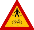 K-44Common pedestrian and cyclist crossing