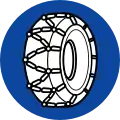 Ρ-59Snow chains compulsory