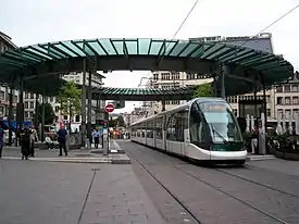 Homme de Fer station, located near the Place Kléber