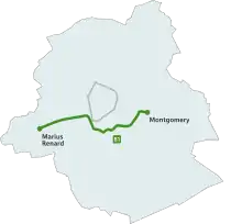 Map of route 81.