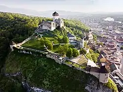 City and Trenčín Castle