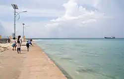 Young Vietnamese residents of Spratly Island