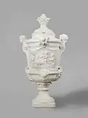 Garden vase decorated with summer and autumn; 1714; marble; height: 146 cm; Rijksmuseum (Amsterdam, the Netherlands)