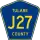 County Road J27 marker