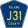 County Road J31 marker
