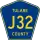 County Road J32 marker