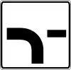 Direction of priority road