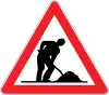 Roadworks area
