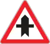 Side road to the left and right
