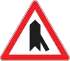 Merging traffic on right