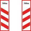 Countdown marker (300m)