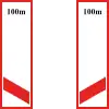 Countdown marker (100m)