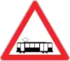 Trams crossing