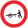 No entry for handcarts
