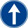 Proceed straight