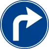 Turn right ahead