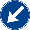Keep left