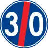 End of minimum speed