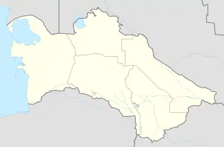 Mary is located in Turkmenistan