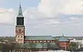View of the cathedral from Vartiovuori hill