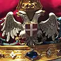 Detail of King Peter I's crown