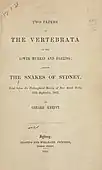 Two Papers, etc. (1865).