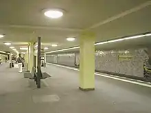 Underground platform