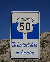 Image 34U.S. Route 50, also known as "The Loneliest Road in America" (from Nevada)