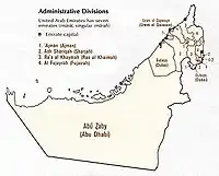 Image 5Subdivisions of the United Arab Emirates (from Non-sovereign monarchy)
