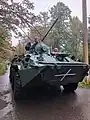 BTR-82 with a cossack cross