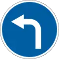 Turn left only