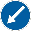 Keep left