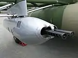 A UKP-23 gun pod on a Mil Mi-8.