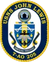 USNS John Lewis Coat of Arms