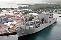 USNS Richard E. Byrd docked at Upolu