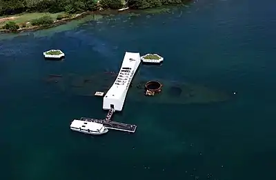 USS Arizona Memorial in 2002