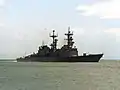 USS Elliot entering Pearl Harbor on 1 June 1991